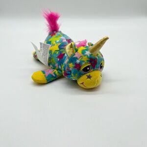 Cutetitos Unicornitos Star Bean Bag Plush Blue Pink Stuffed Animal Toy 2021